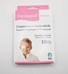 COMPRESSES OCULAIRES MEDIUM DERMAPAD ENFANT