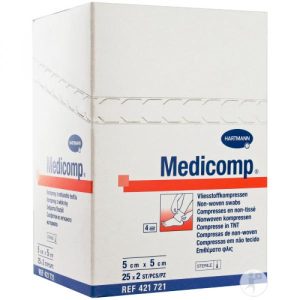 COMPRESS MEDICOMP STERILE 5*5CM B/100