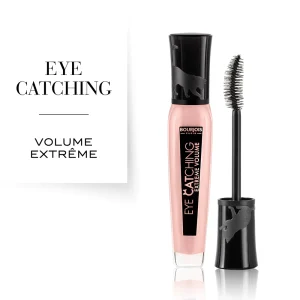 Bourjois - Mascara Eyecatching Extrême Volume - Brosse fibre courbée - 02 Extrême Black, 6 mL 