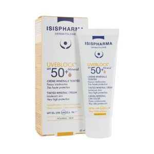 CREME MINERALE TEINTEE  UVEBLOCK 50+ 40ML