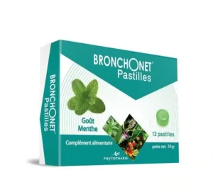 BRONCHONET PASTILLES MENTHE   PASTI