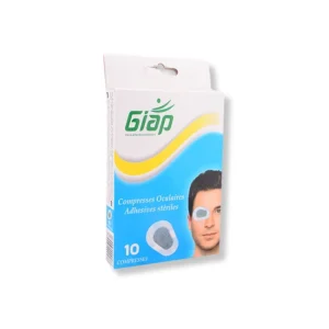 COMPRESSE OCCULAIRE ADULT B/10 GIAP