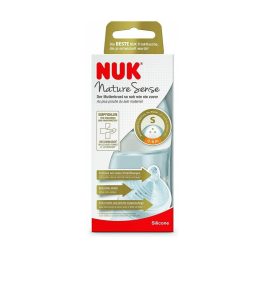 BIBERON EN PLASTIQUE/SILICONE S/B NATURE SENSE 150ML NUK