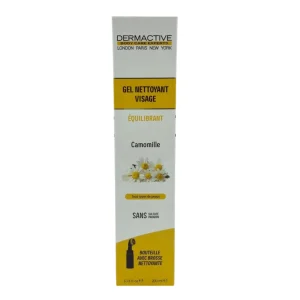 DERMACTIVE GEL NETTOYANT VISAGE 200ML EQUILIBRANT A LA CAMOMILLE TOUS TYPES DE PEAUX