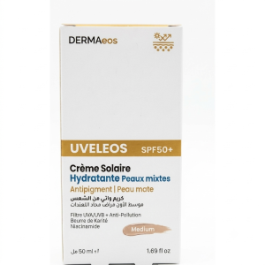 Creme Solaire Dermaeos Uveleos Spf50 Hydratante Antipigment 50 ML