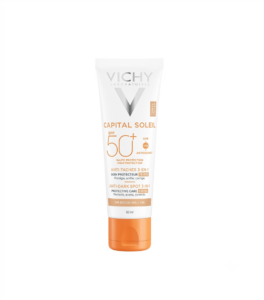 VICHY CAPITAL SOLEIL SOIN ANTI-TACHES TEINTÉ 3-EN-1 SPF 50+