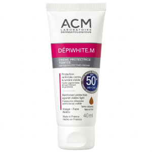 ACM Dépiwhite M Crème Solaire Protectrice Invisible SPF50+ Prévention des Taches Pigmentaires Visage 40ml