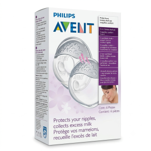 Coquille d'allaitement confort Philips Avent - 6 coquilles d'allaitement