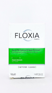 FLOXIA Savon Dermocosmétique Exfoliant – 125 grammes
