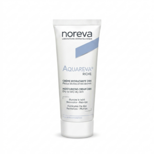 NOREVA Aquareva Crème Hydratante 24H Riche - Soin Hydratant Intense - 50ml