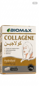 Biomax Collagène – Collagène Marin Hydrolysé – 60 Comprimés