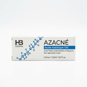 HB Derma Azacné Crème Traitement Acide Azélaïque 15% Anti-Imperfections 30ml