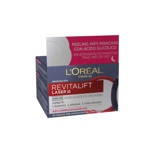 L'Oréal Paris Revitalift Laser X3 Disques Peeling Anti-Taches Ácido Glicólico 30 Discos