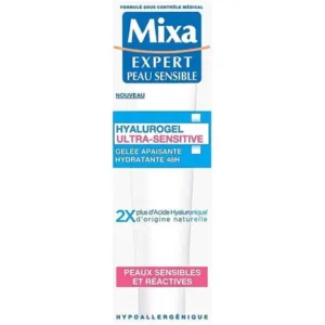 Mixa Expert Peau Sensible – Hyalurogel Ultra-Sensitive – Gelée Apaisante Hydratante 48H – 40ML
