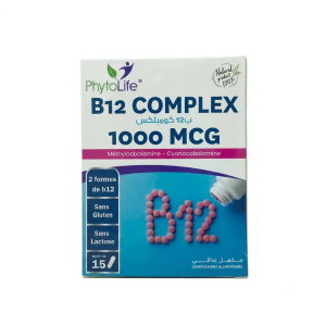 PhytoLife B12 Complex 1000 MCG 15 Gélules