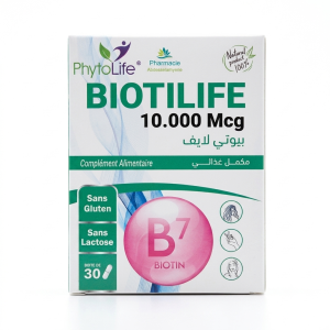 PhytoLife - BIOTILIFE 10.000 Mcg (Biotine B7) - 30 Gélules