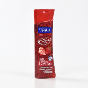 venus Gel Douche Exfoliant Plaisir Gourmand Fraise 240ml