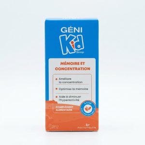 Phytopharm Géni Kid Sirop Mémoire & Concentration 100 ml