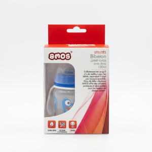 Amos Utilités Biberon 150 ml – Biberon Standard avec Poignée Anti-Colique