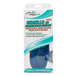 Megawell Semelle de Correction Enfant Pieds Plats Valgus (Réf: MS111)