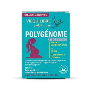VIEQUILIBRE Polygénome Grossesse - 30 Gélules