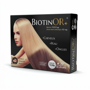 Green health BiotinOr+ – Anti-chute Cheveux, Peau, Ongles 30 Gélules