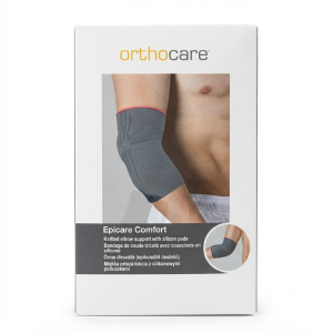 Orthocare Epicare Comfort - Bandage de coude tricoté avec coussinets en silicone