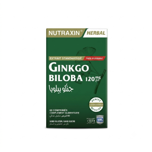 Nutraxin Ginkgo Biloba 120 mg 60 Comprimés