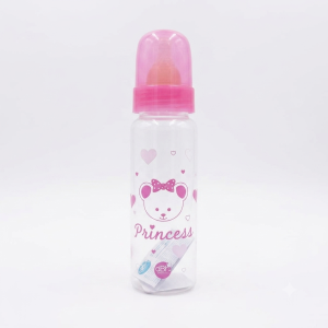 Biberon Plastique Incassable Rose "Princess"