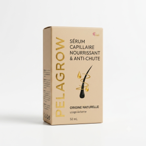 PELAGROW - Sérum Capillaire Nourrissant & Anti-Chute - Origine Naturelle - 50ml