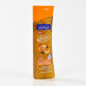venus Gel Douche Exfoliant Plaisir d'Été Noyaux d'Abricot & Pêche (240 ml)