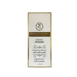 Huile de Khadi Indien 18 Herbes 180ml - Expertone