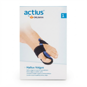 Correcteur d'hallux valgus en thermoplastique (ou Hallux Valgus correction splint)