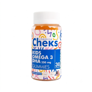 Cheks Vitamins Omega 3 – Complément Alimentaire Acides Gras Essentiels pour Cœur, Cerveau & Vitalité