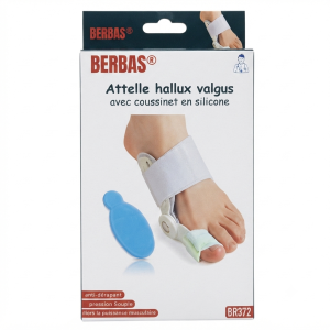 Attelle hallux valgus avec coussinet en silicone