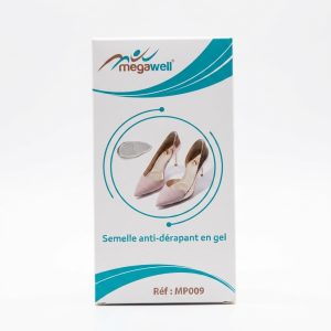 Megawell Semelle Anti-dérapante en Gel pour Talons Hauts - Réf: MP009