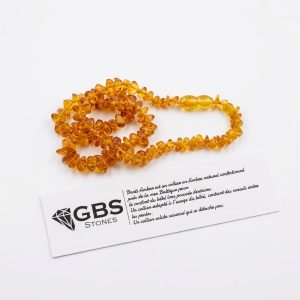 Collier Ambre Bébé Perles Baroques