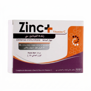 SCI Pharma Zinc + Vitamine C – 30 Comprimés