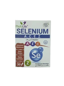 PhytoLife Sélénium Et Méthionine A.C.E.Z 30 Gélules