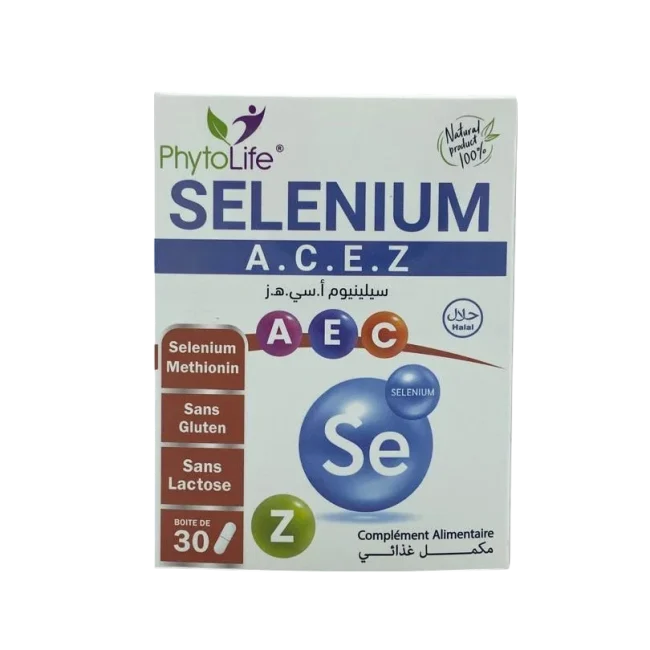 PhytoLife-Selenium-Et-Methionin-A.C.E.Z-30-Gelules PhytoLife-Selenium-Et-Methionin-A.C.E.Z-30-Gelules