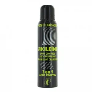 AKILEÏNE Spray Noir Deodorant Pieds Anti Transpirant 150Ml