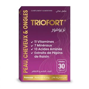 triofort Complément Alimentaire Peau, Cheveux & Ongles 30 Gélules