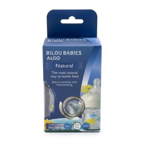 Bilou Babies Algo Biberon Natural 1m+ 80ml / 3oz