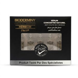 BIODERMINY HERBIUM SÉRUM CONCENTRÉ NATUREL ANTI CHUTE DE CHEVEUX 5*20ML