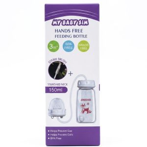 My Baby Sim Biberon Mains Libres Standard Neck 3m+ 150ml
