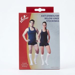 Flam anti-embolie sous les bas du genou