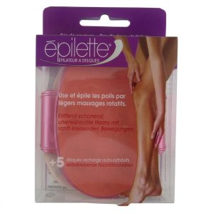 epilette dépilateur for Lady corps 5 recharges incluses