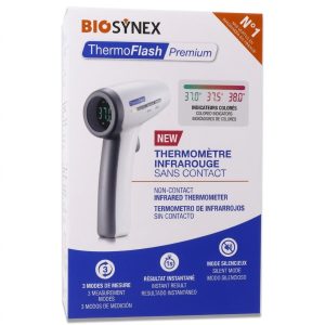 Biosynex ThermoFlash Premium Thermomètre Infrarouge Sans Contact