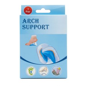 Coussinets d'Support de Voûte Plantaire en Silicone (1 Paire) — Arch Support Gel Insoles