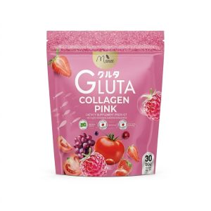 Manee Gluta Collagen Rose Anti-âge Peau Lisse et Saine 30 Sachets